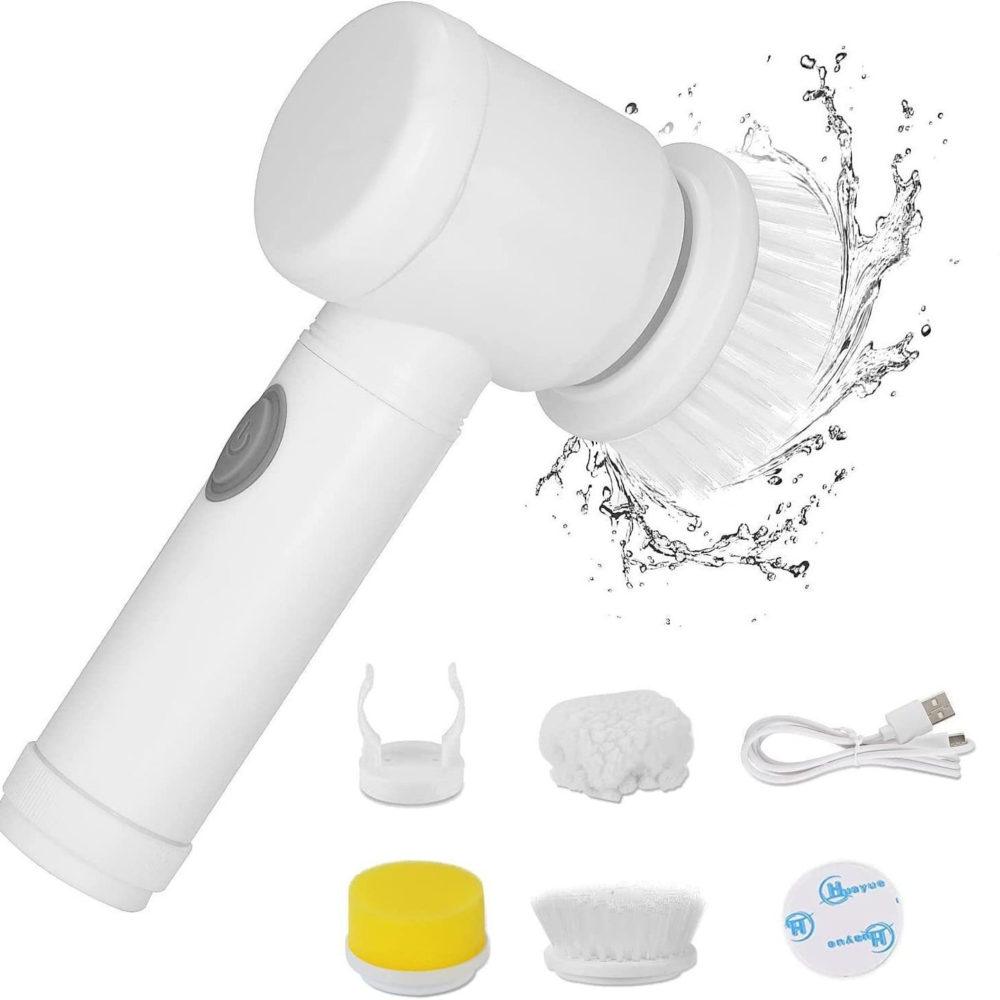 Multi-functional soft-bristle electric cleaning brush