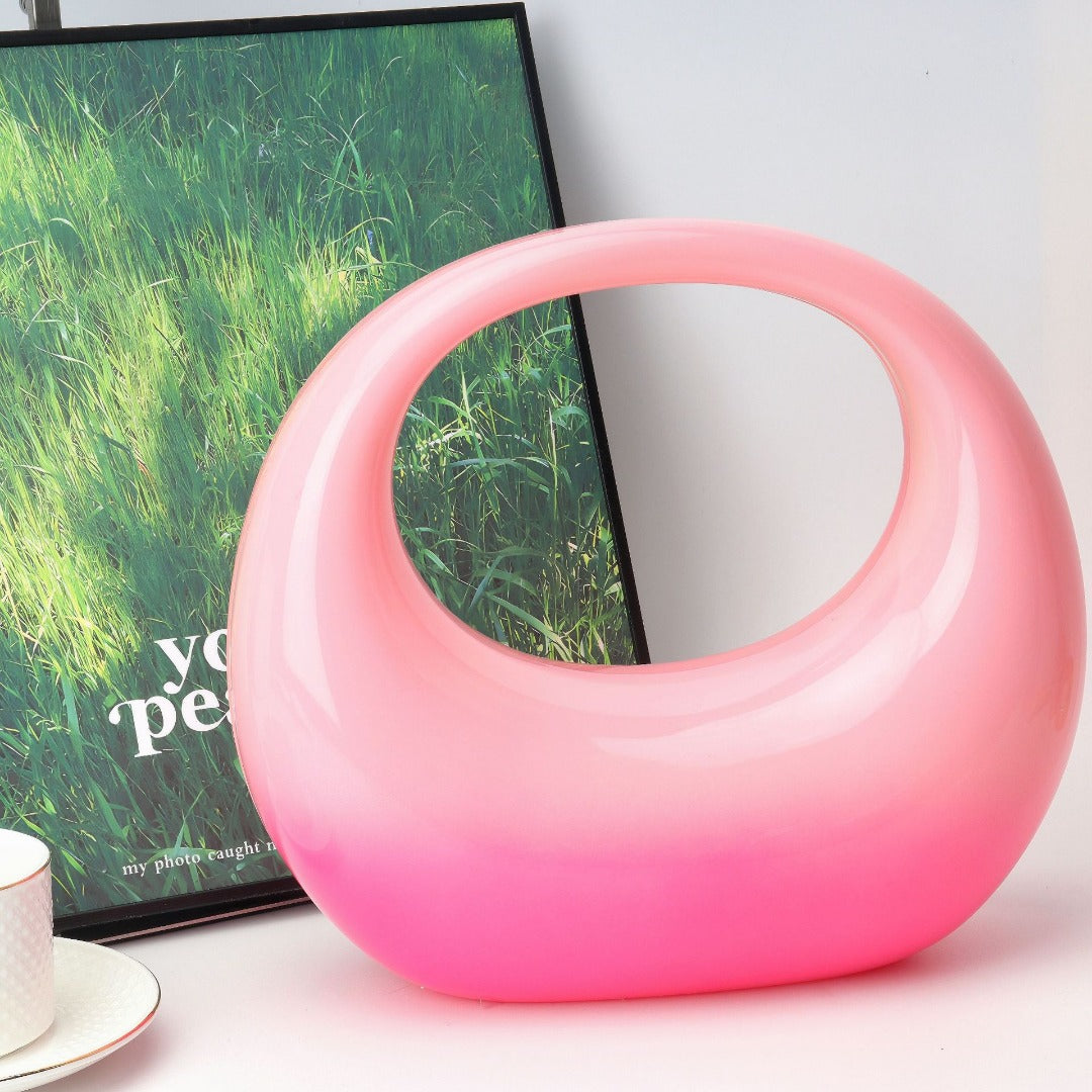 Elegant evening Bag – Gold and Silver Dinner Bag, Stylish Makeup Acrylic Bag, Perfect Prom Bag, Party Purse, and Wedding Clutch