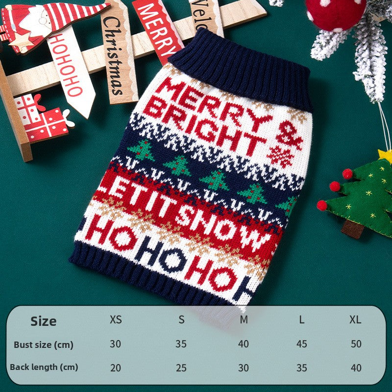 Knitted Pet Sweater for Small and Medium Dogs