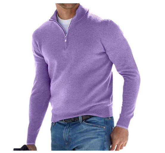 2Men's Long Sleeve Cashmere Sweater