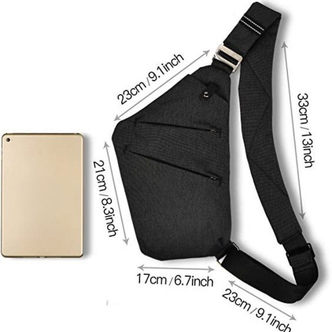 Fanny pack Crossbody bag, - Anti-theft Crossbody bag Unisex, Travel Sports Convenient Shoulder Crossbody bag