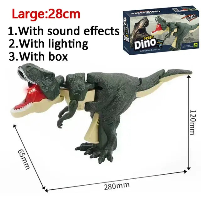 Hand Press Tyrannosaurus Rex Dinosaur Toys - # BOT&G512610003
