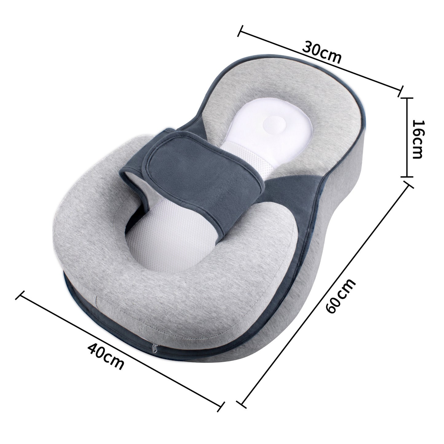 Baby anti-spit-up slope mat
