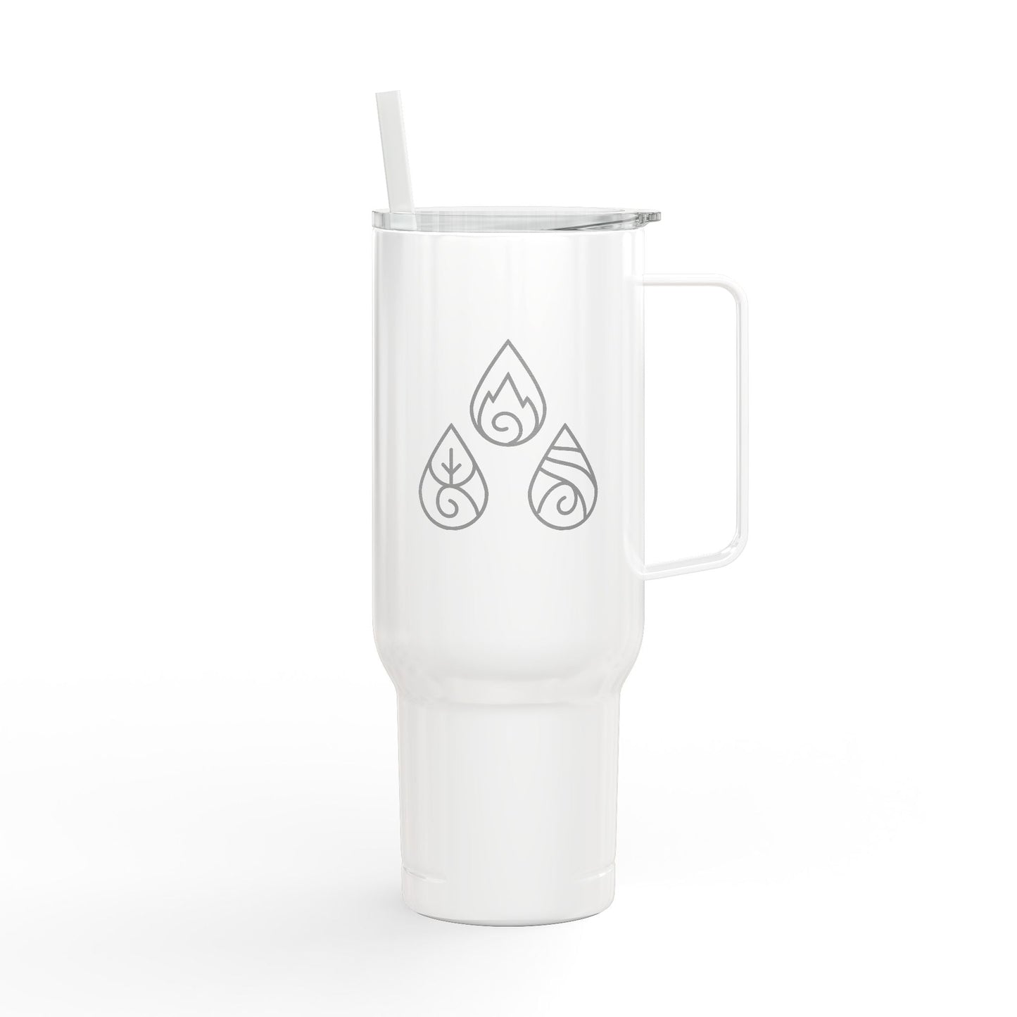 Insulated Tumbler with Lid & Straw – Recycled Stainless Steel | 40oz