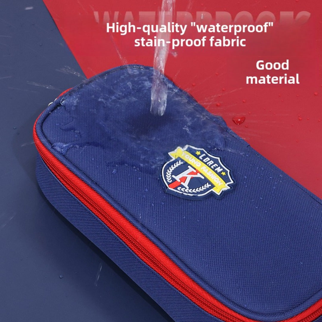 Large capacity multi-layer pencil case, primary school children's stationery box, pencil case, stationery storage bag