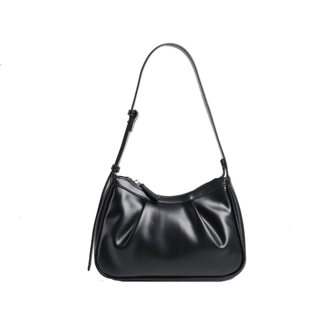 Women's bag pleated underarm bag hobo small shoulder bag for women