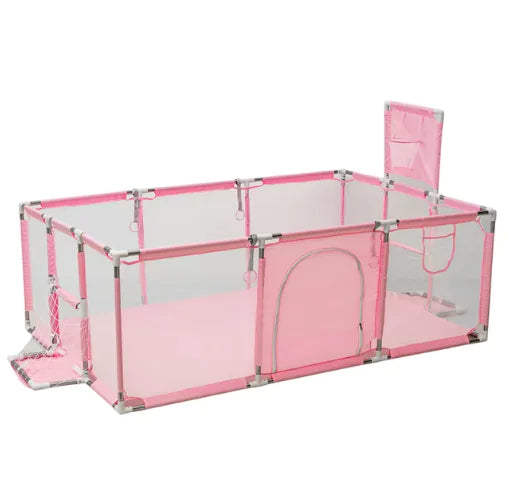 IMBABY Baby Playpen – Safety Barrier with Balls Pool, Basketball & Football for Kids - # BOT&G511510001