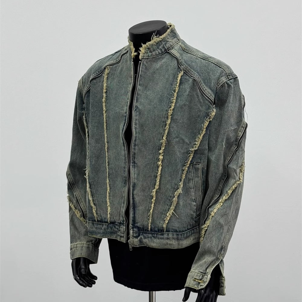 Vintage denim jacket for men