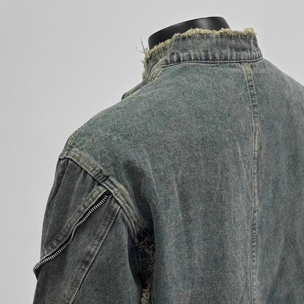 Vintage denim jacket for men