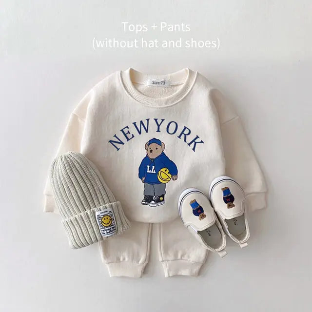 Baby Casual Hoodie and Pants Set - # BOAA11310005