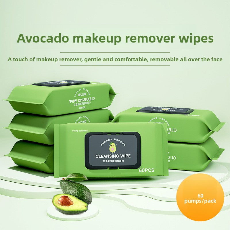 Avocado Makeup Remover Wipes