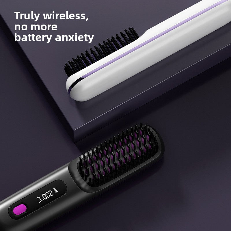 Straight and Curling Hair Brush