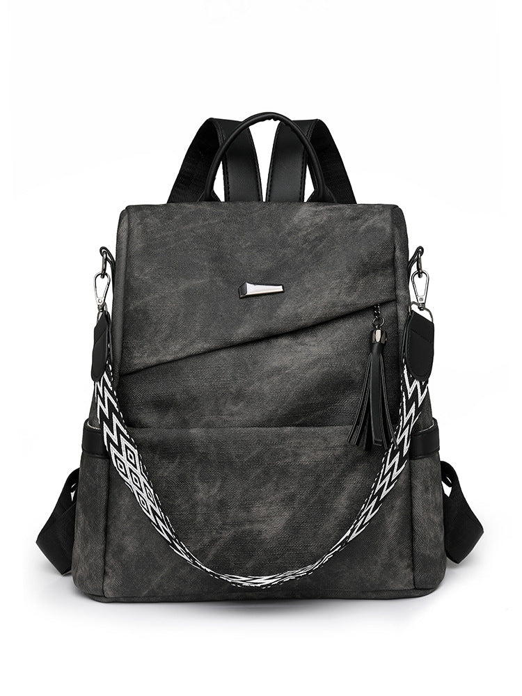 Trendy Texture Denim Shoulder Bag