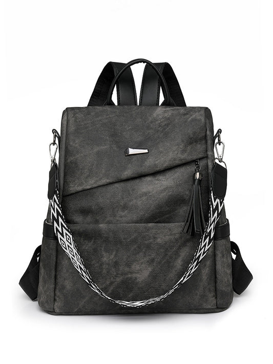 Trendy Texture Denim Shoulder Bag