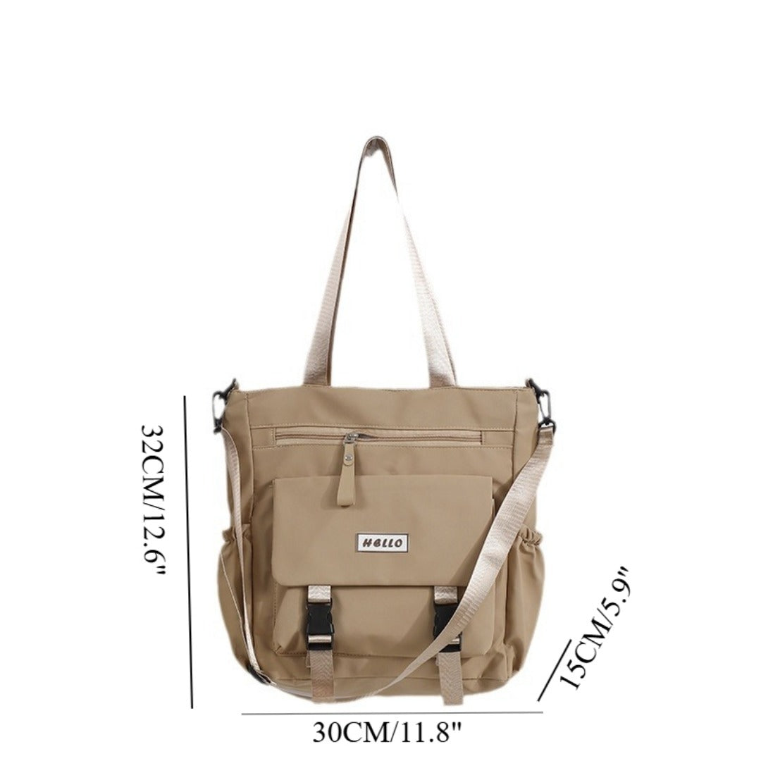 Casual fashion tote bag, stylish large capacity hobo bag, portable crossbody shoulder bag
