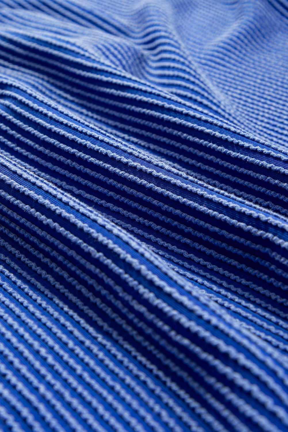 GAME DAY Textured Long Sleeve Crewneck Top