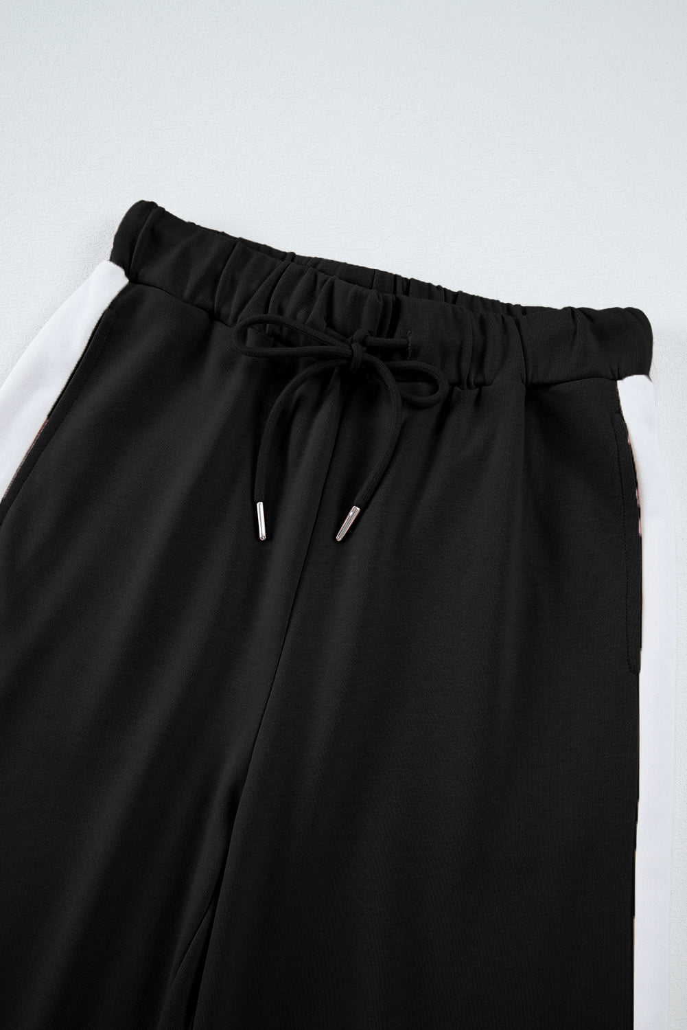 Varsity Stripe Patchwork Pullover and Pant Set