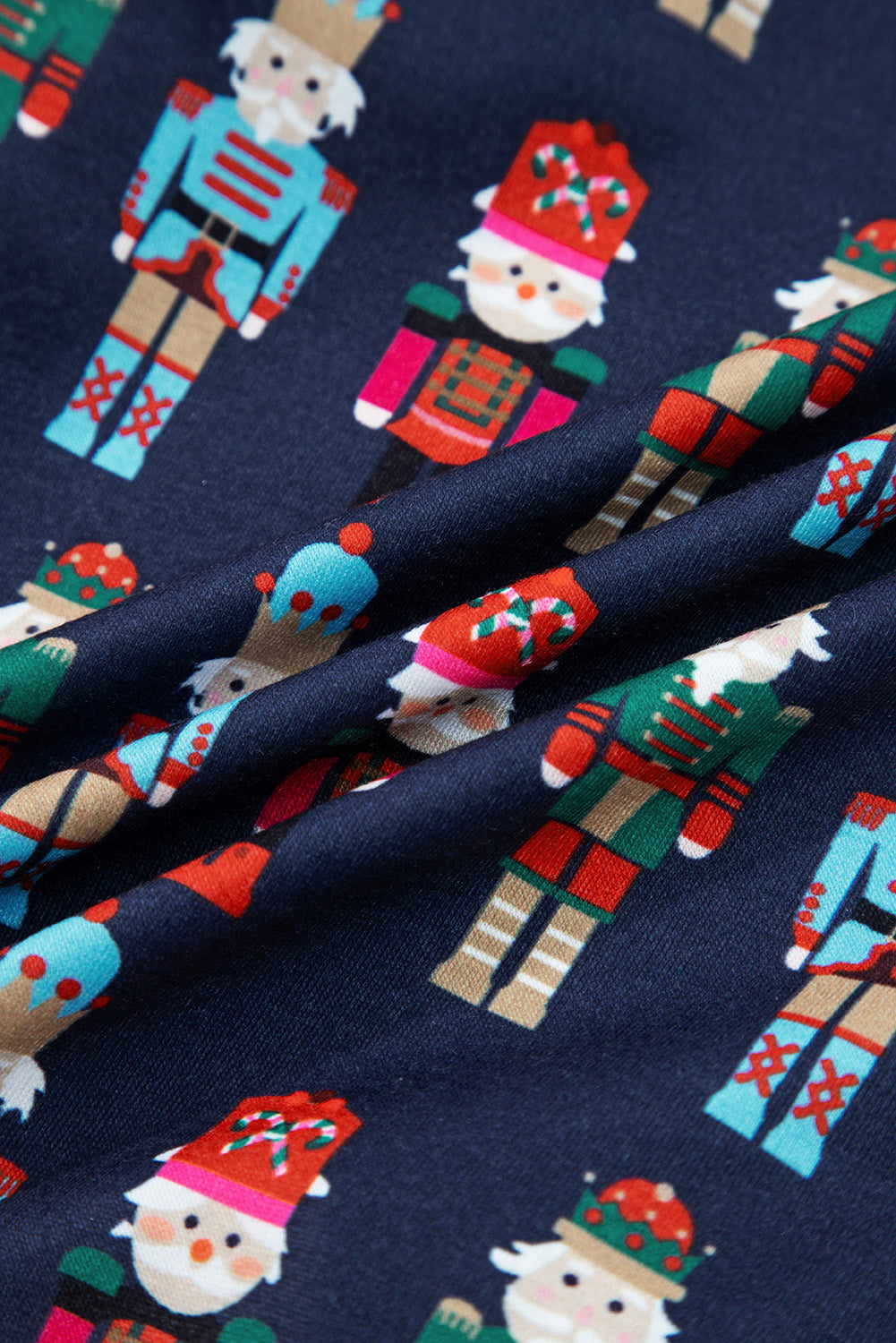 Plaid Mama Claus Tee and Nutcracker Shorts Set