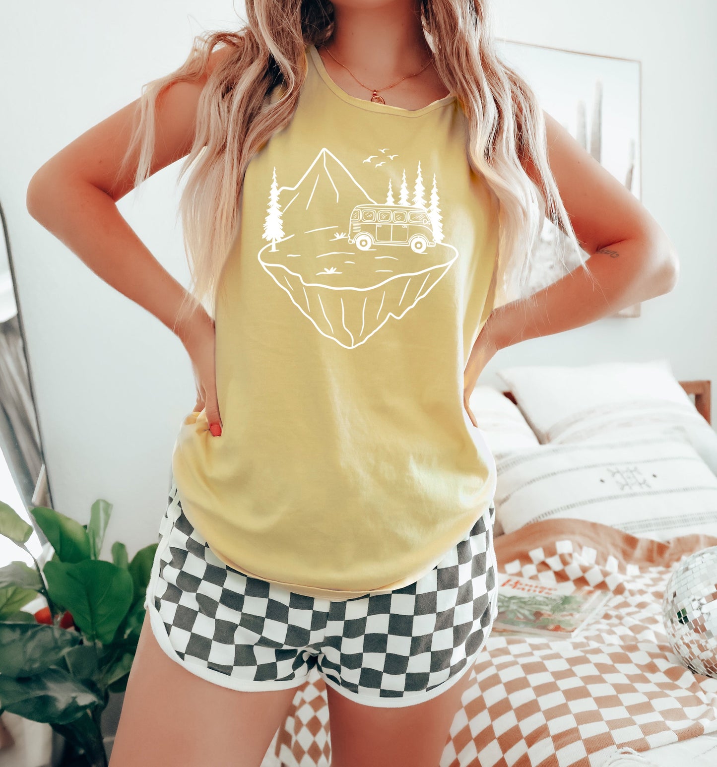 Desert Camping Mountain Hiking Nature Comfort Colors Tank Top