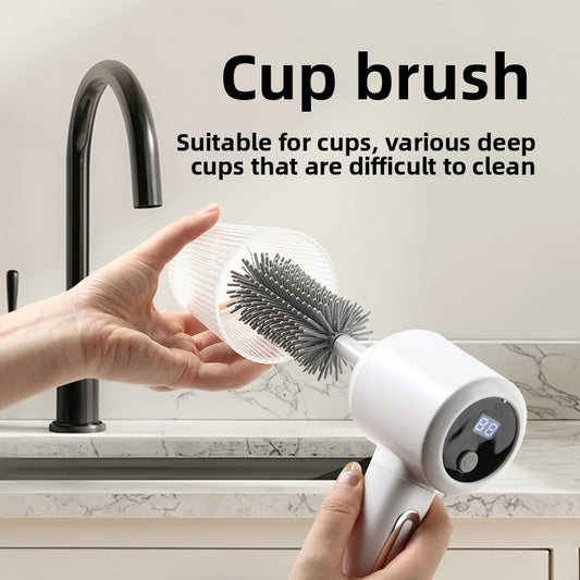Handheld Electric Cleaning Brush with Multiple Attachments