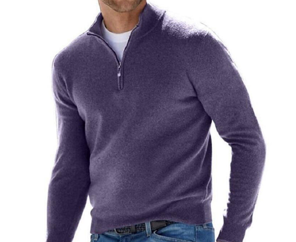 2Men's Long Sleeve Cashmere Sweater