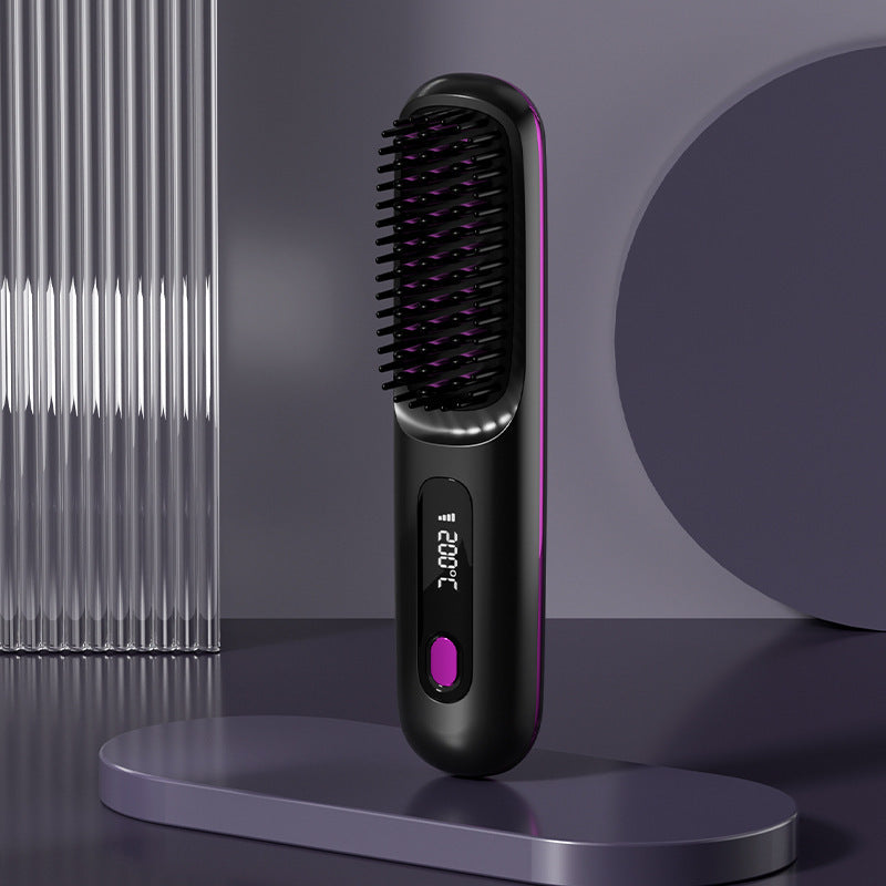 Straight and Curling Hair Brush