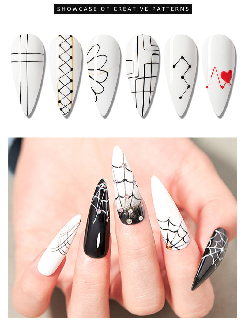 1060 Nail Art Elastic Brushed Glue Nail Polish Glue Phototherapy Nail Spider Glue Metal Painted Glue Wire Pulling Glue Silk Glue Press on Nails