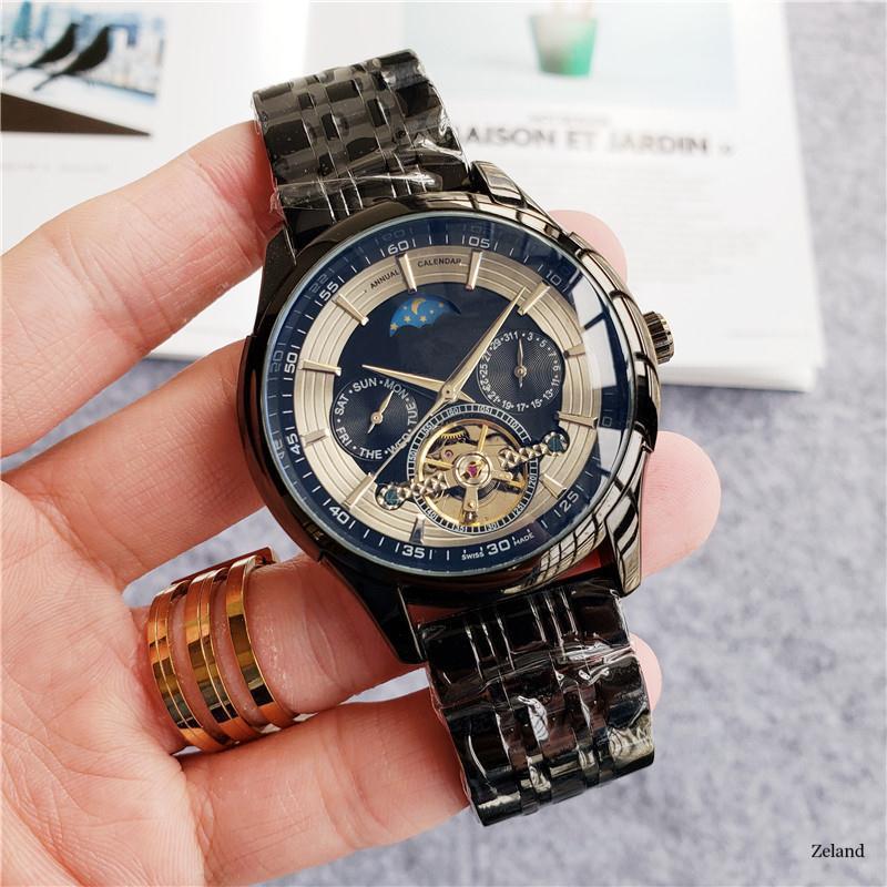 Mechanical automatic steel band watch