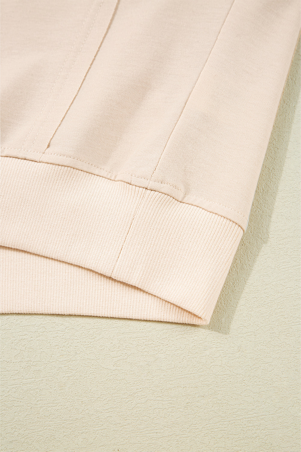 Flower Patchwork Raw Edge Drop Shoulder Top