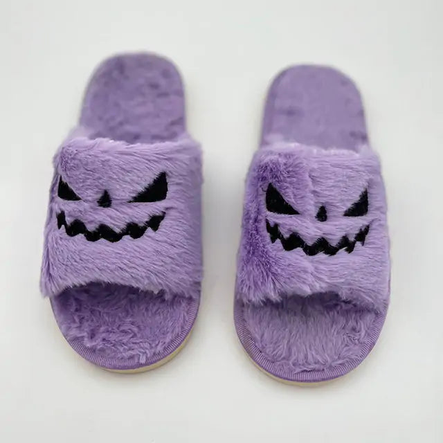 Winter Fluffy Flat Slippers - # BOAA73410006