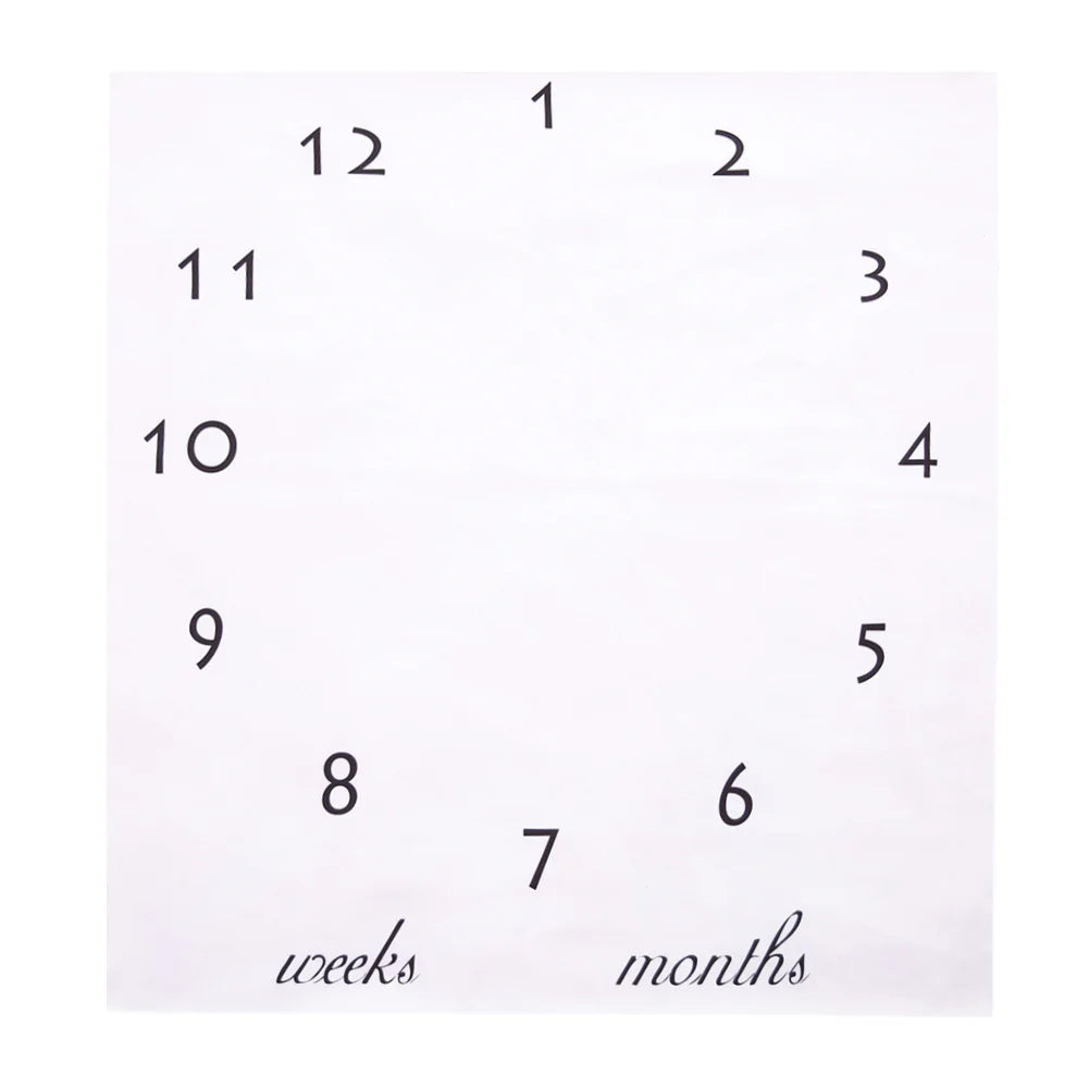 Newborn Baby Milestone Photography Blanket - # BAGE41110002