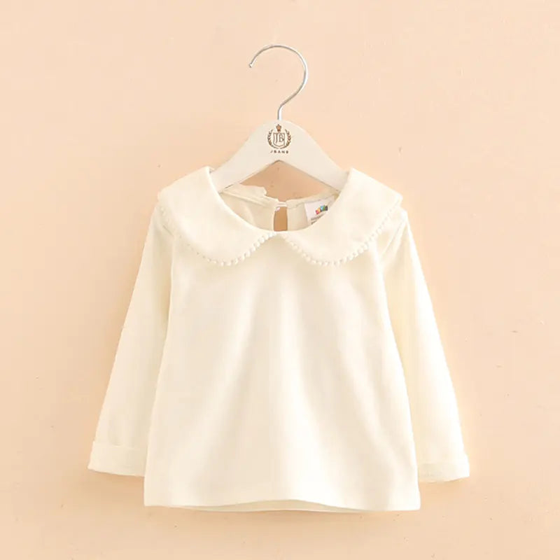 Baby Girl Doll Collar Long Sleeve shirt - # GIAA21510006