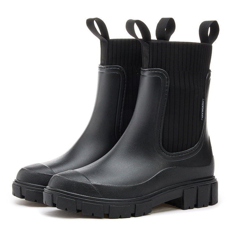 Women's Mid-Calf Waterproof Rain Boots