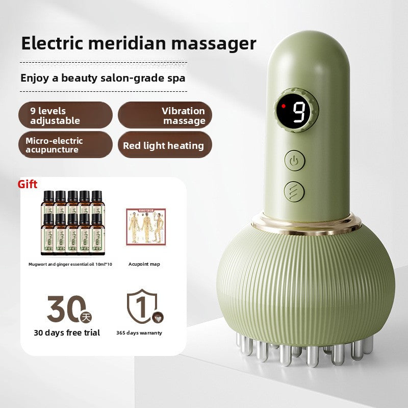 Electric Meridian Brush Abdominal Massage Device