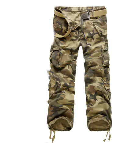Camouflage Cargo Trousers - # BOAA13410025