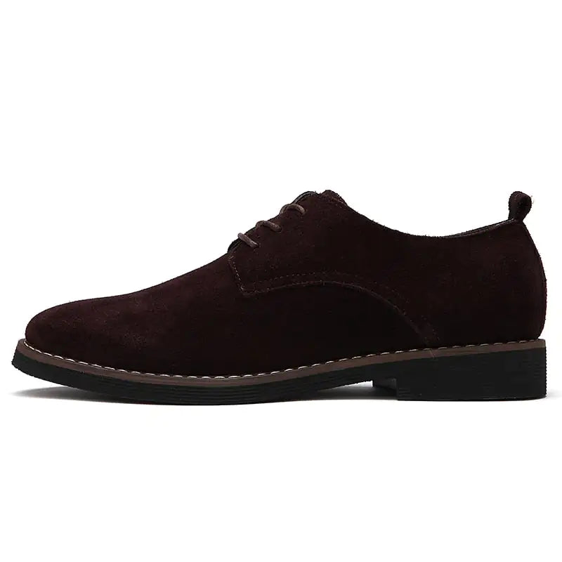 The Roxida - Suede Leather Oxford Shoes For Boys and Men - # BOAA73610003