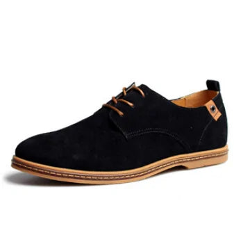 Suede Oxfords Boys Men Leather Shoes - # 	BOAA73610002