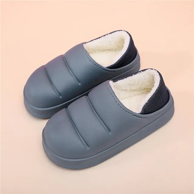 Waterproof Warm Fur Slippers - # GIAA73610008