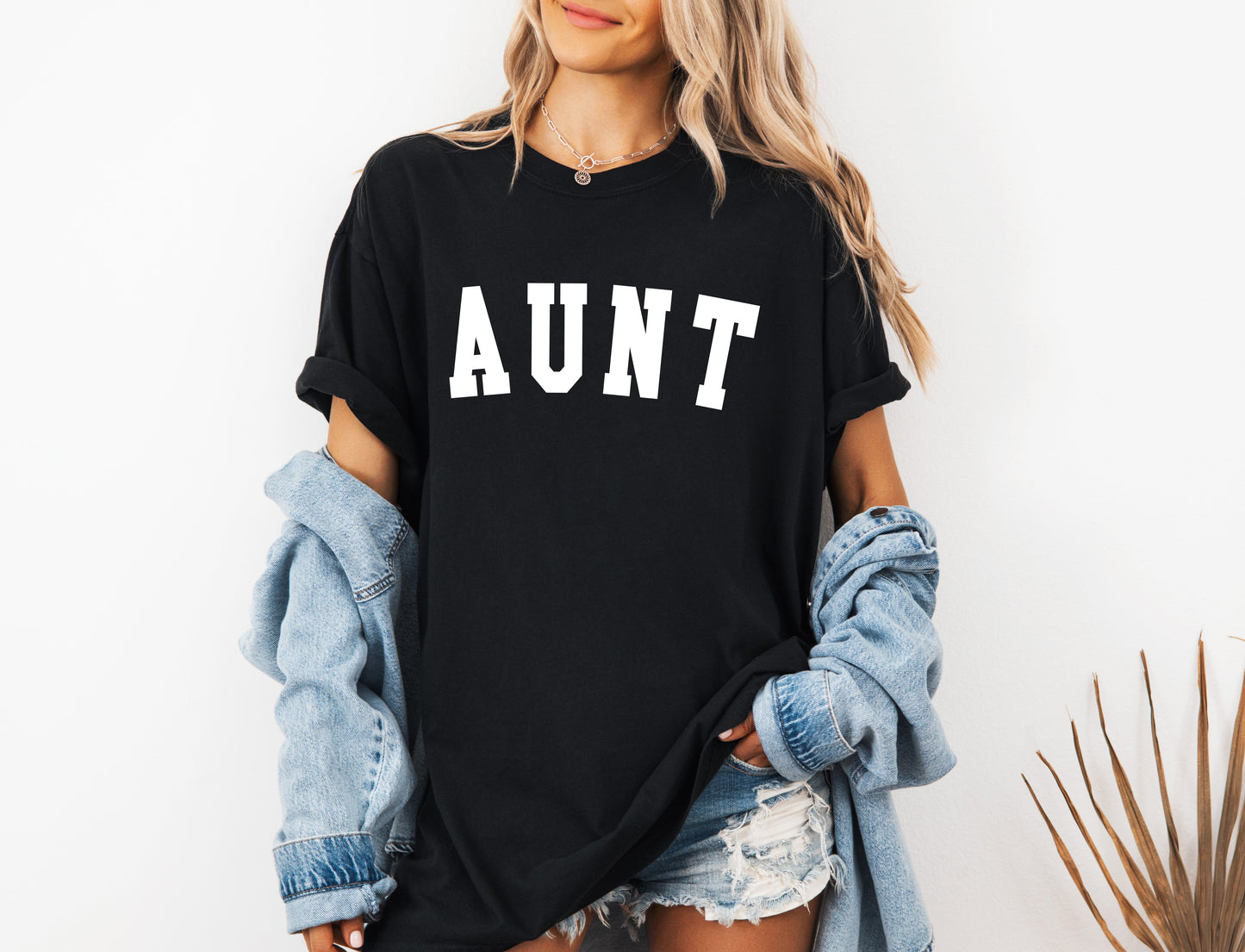 Aunt Comfort Colors Graphic Tees (Condensed font)