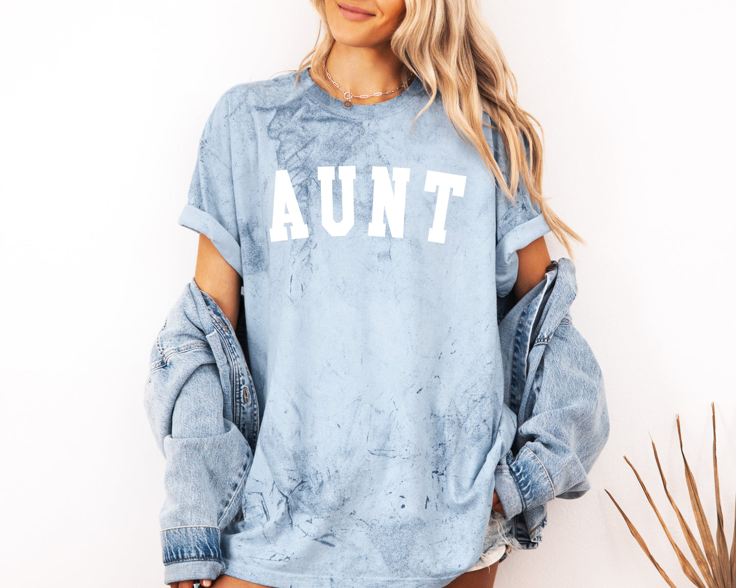 Aunt Comfort Colors Graphic Tees (Condensed font)