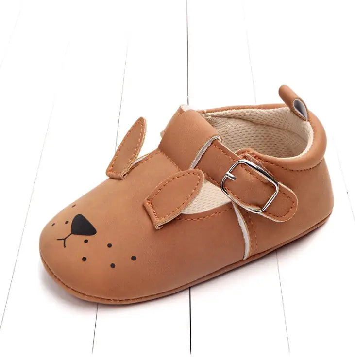 Spring and autumn cartoon animal baby shoes matte leather non-slip soft bottom baby shoes wholesale 0884 - # GIAA71310004