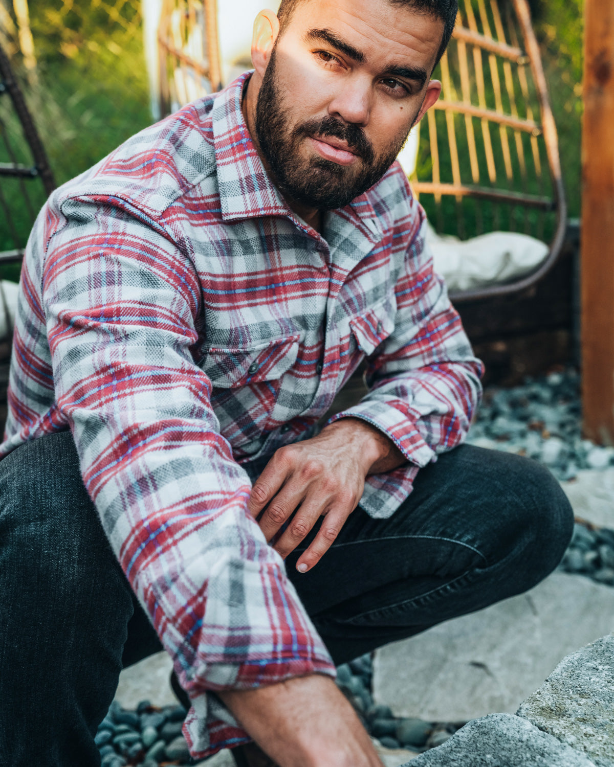 Field Grand Flannel, Sedona Red