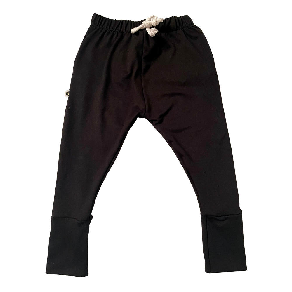 Bamboo Jogger Pants in Black