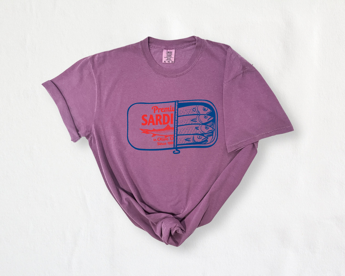 Sardines Salmon Fish Nature Camping Hiking Comfort Colors T Shirt (Can)