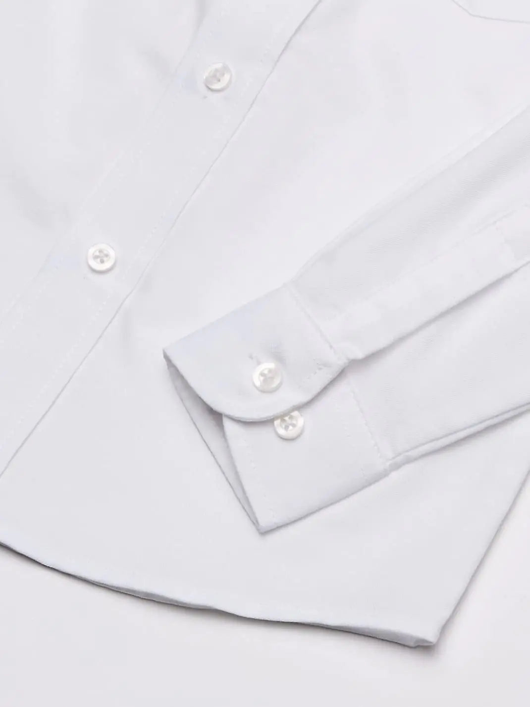 IZOD Boys' Long Sleeve Solid Button-Down Collared Oxford Shirt with Chest Pocket 2T White - # BOAA11510006