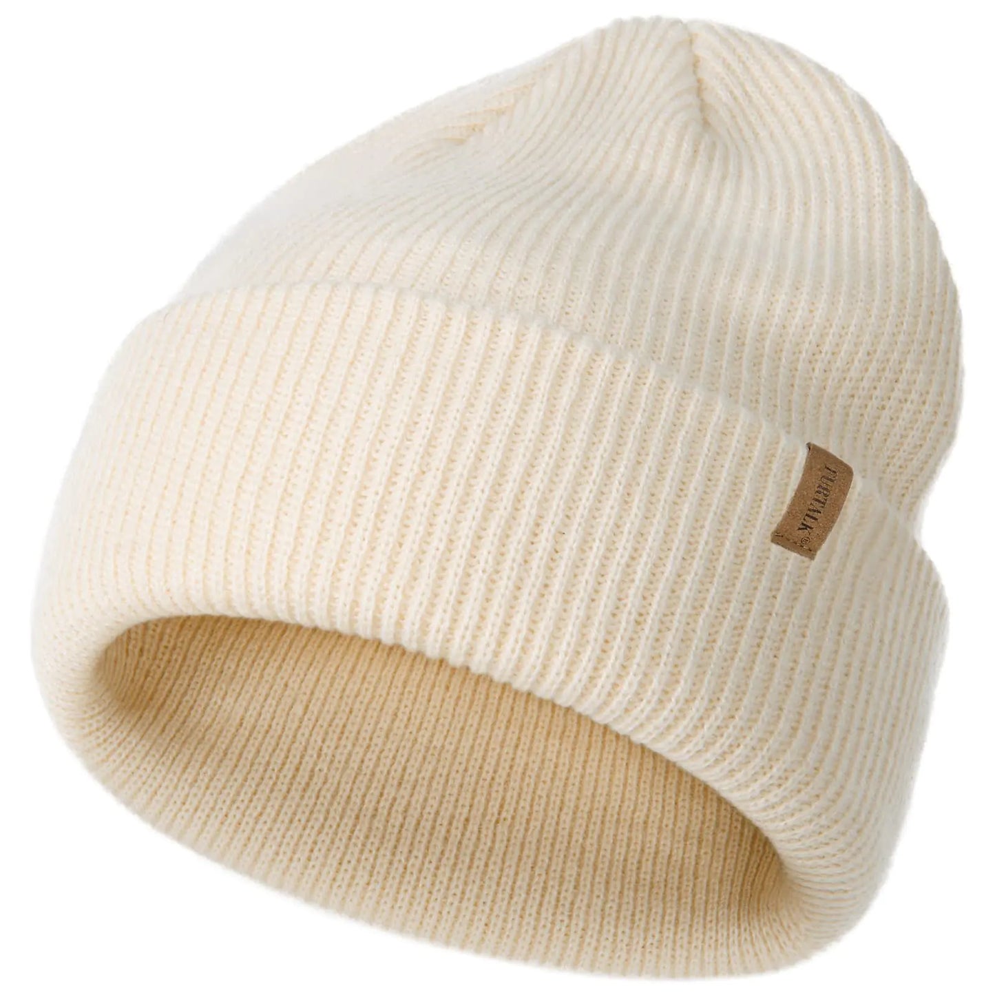 FURTALK Toddler Beanie Baby Boys Girls Beanies Kids Winter Hats Children Knit Warm Caps 3-8 Years Beige+pink+caramel - # BOAA21910001