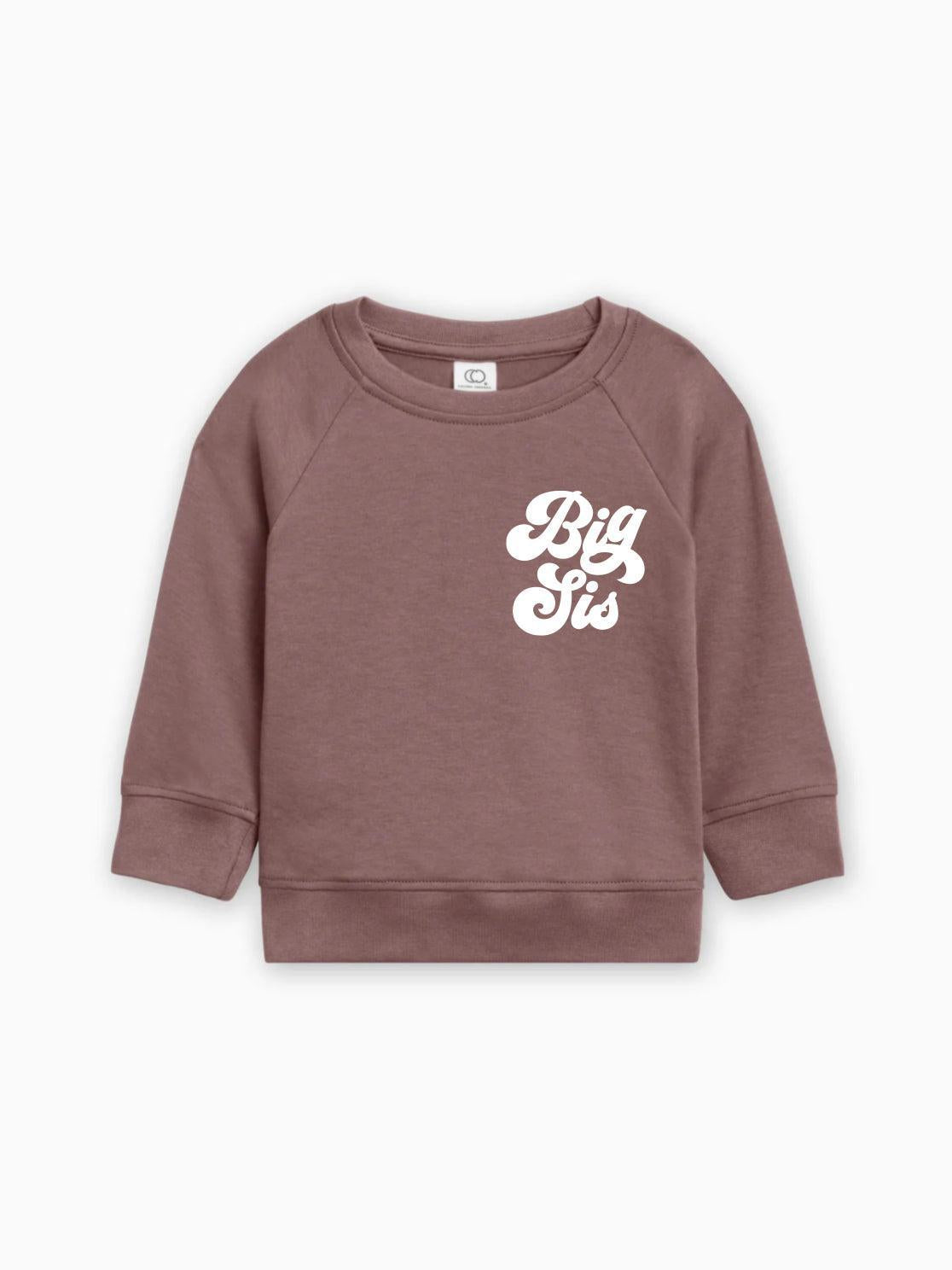 Big Sis Pocket Organic cotton Pullover (Groovy)
