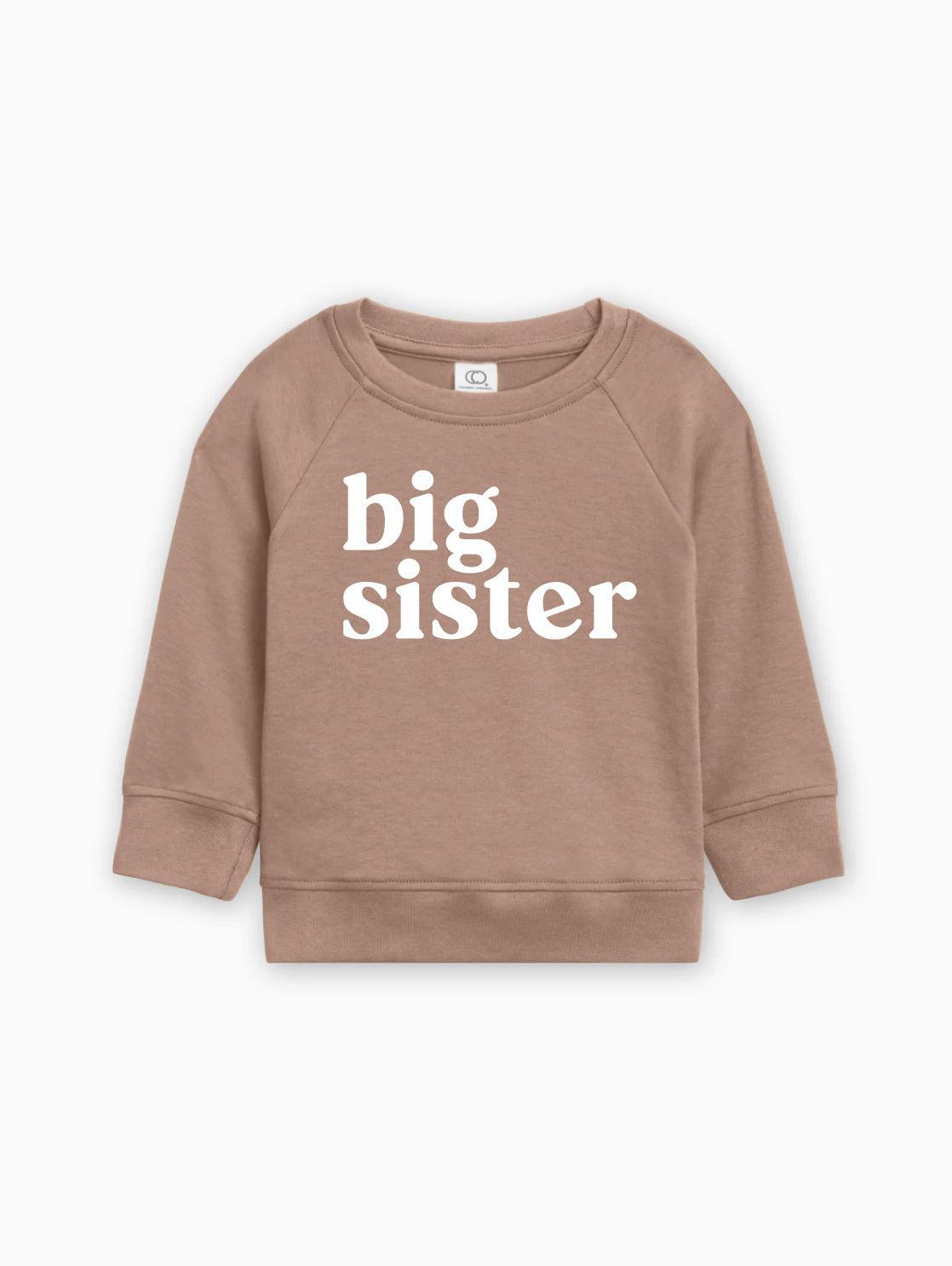 Big Sister Organic Cotton Pullover (Serif)