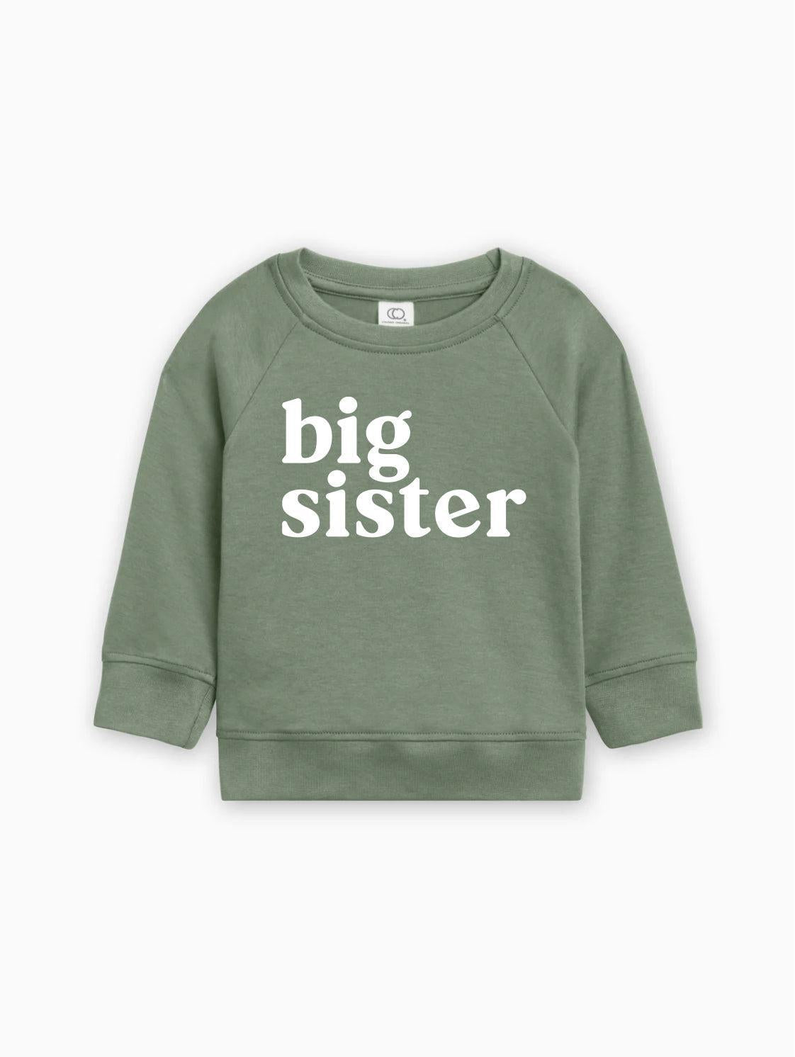 Big Sister Organic Cotton Pullover (Serif)