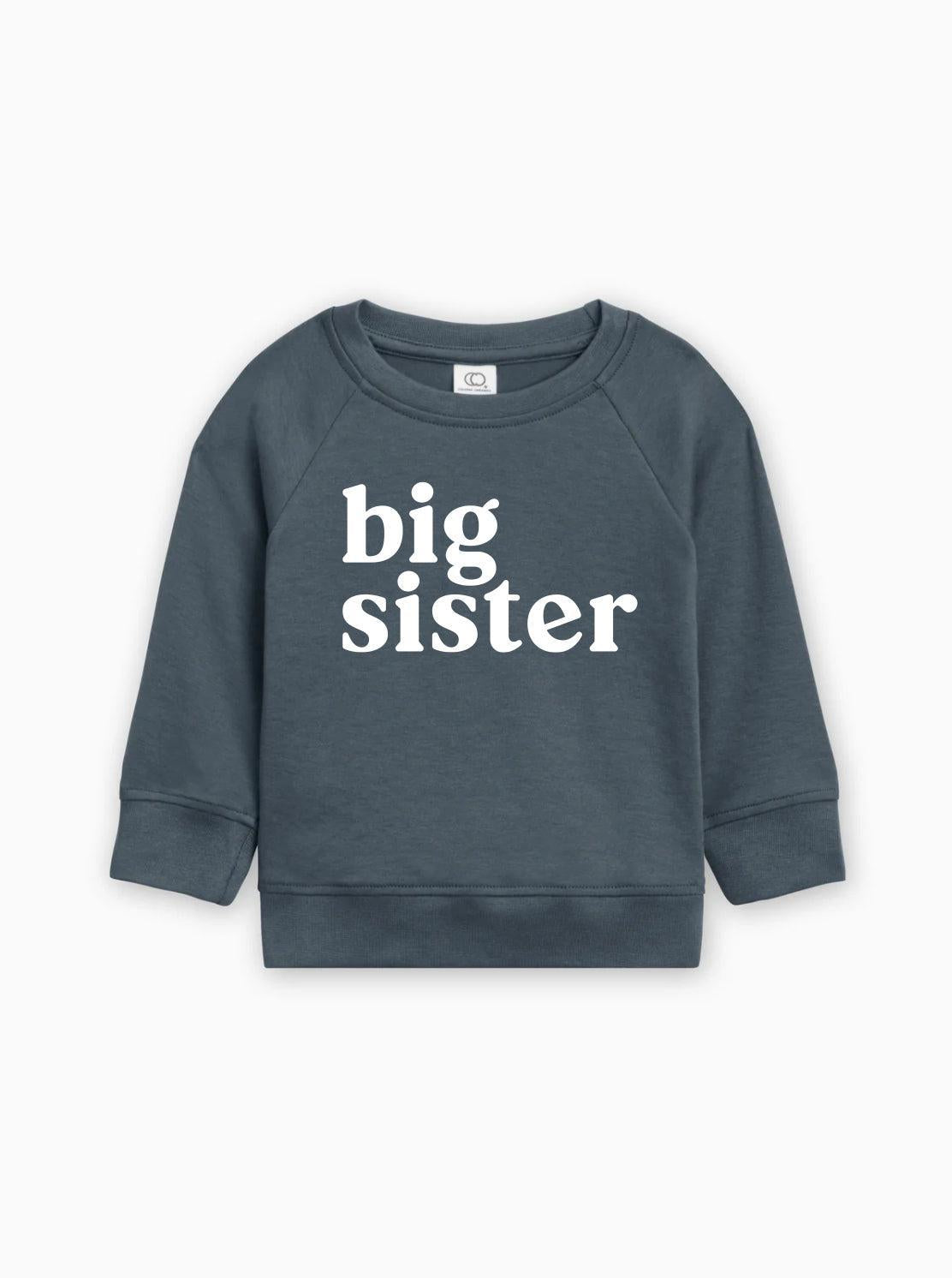 Big Sister Organic Cotton Pullover (Serif)